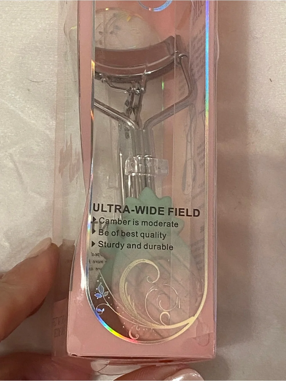 S.he Makeup Eyelash Curler NIB Mint Green